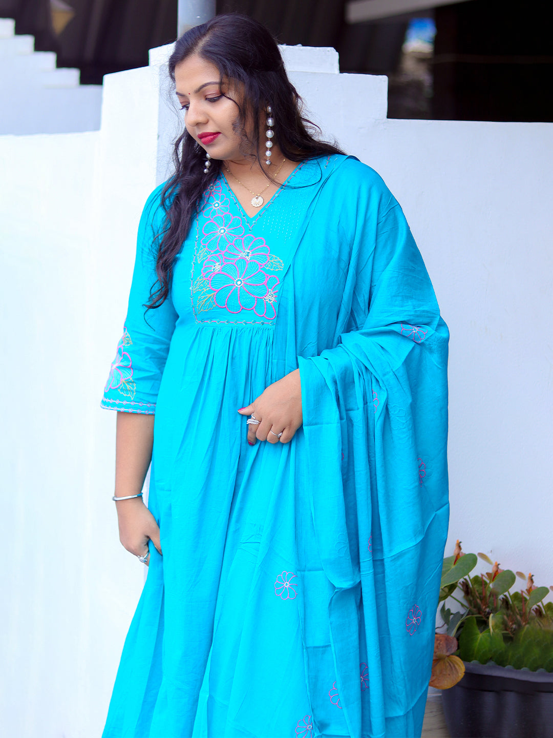 Kurti -Sky Blue
