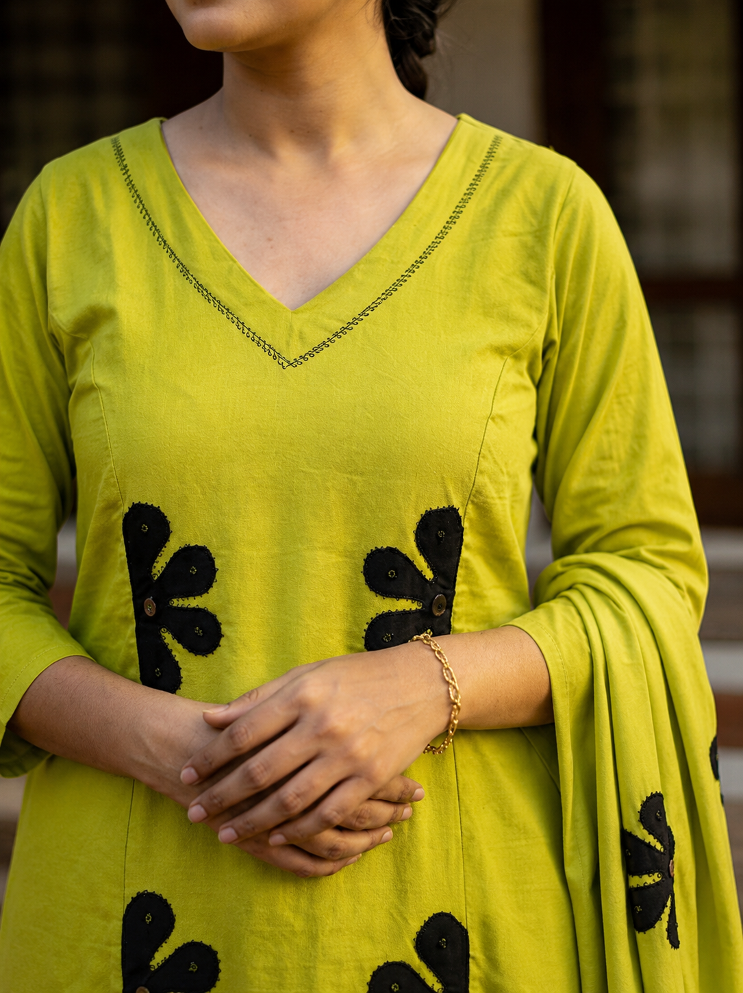 Lime Green Salwar Suit