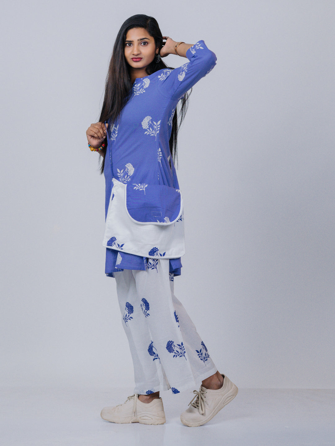 Lavender Floral Printed Co-ord Set