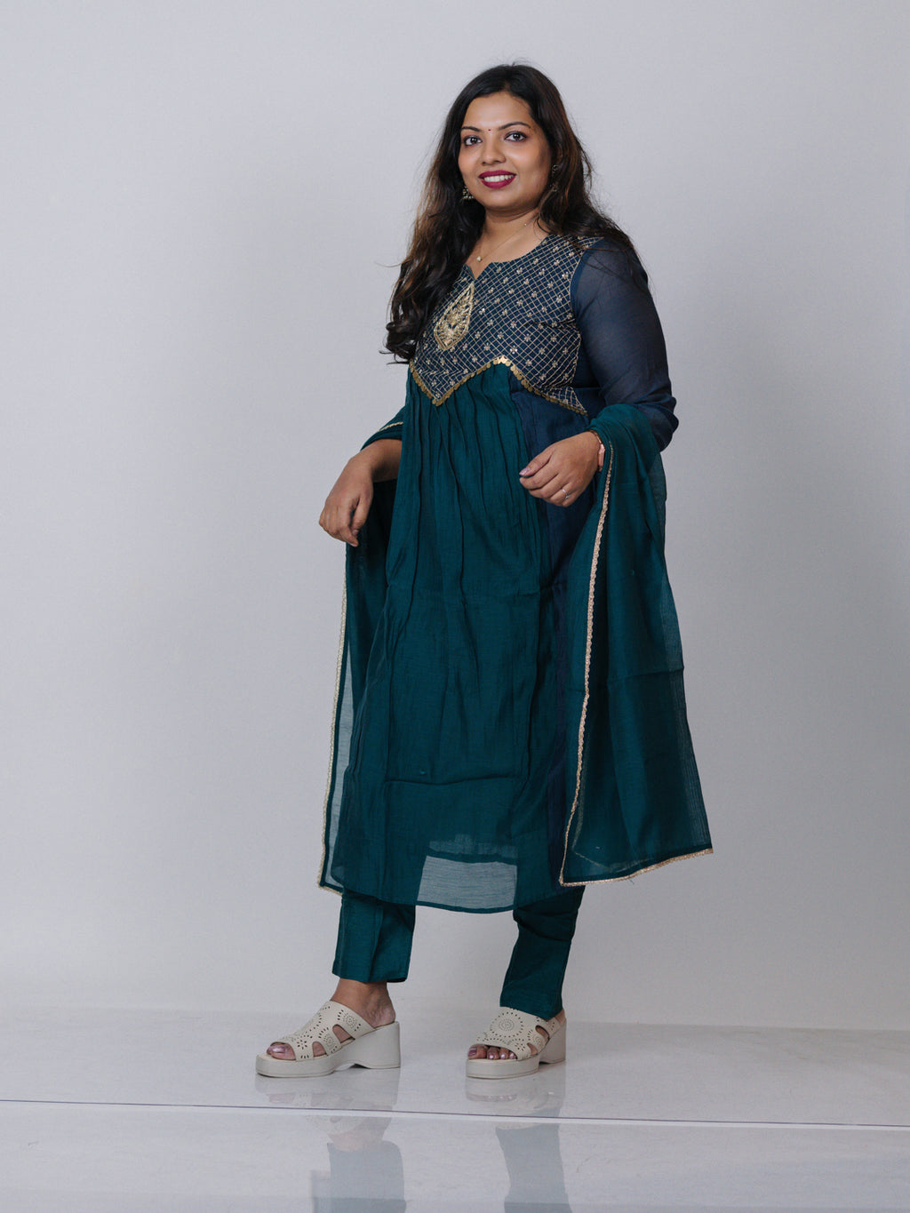 Banarasi Mul Chanderi Suit Set
