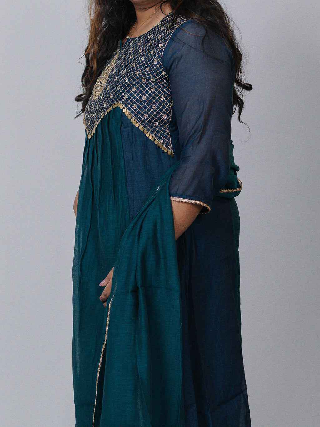Banarasi Mul Chanderi Suit Set
