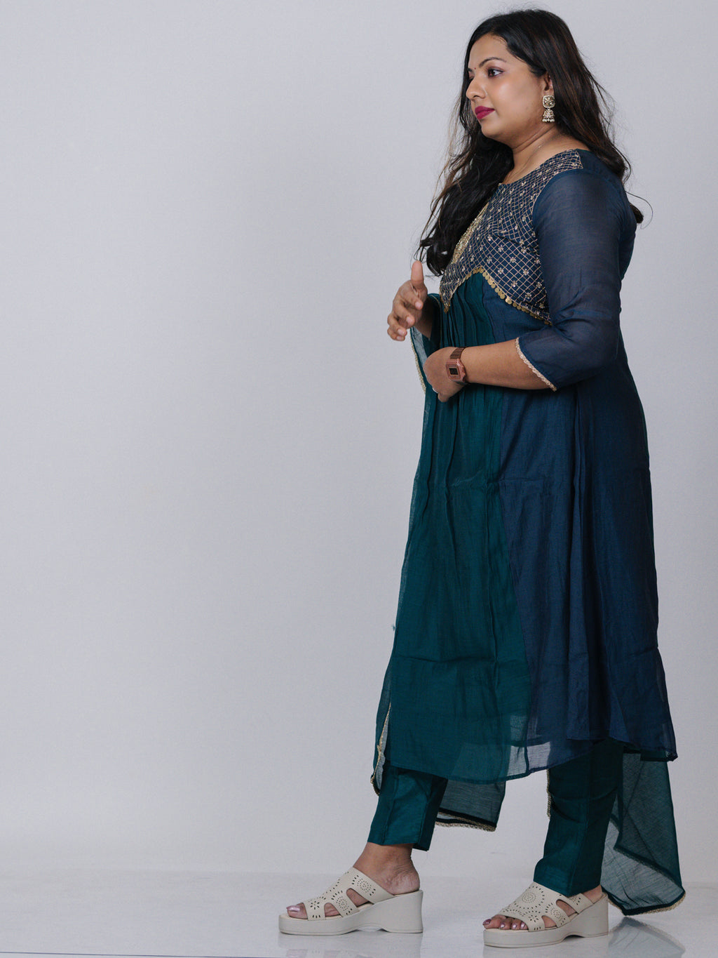 Banarasi Mul Chanderi Suit Set